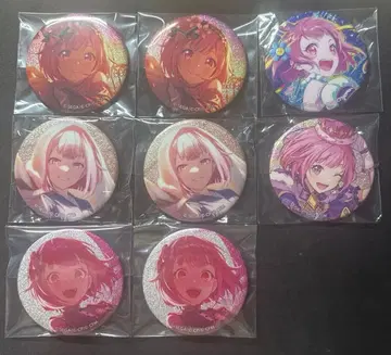 프로세카 호우 에무 글리터 캔뱃지 세트