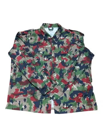 카모플라쥬 밀리터리 자켓 코튼 혼방