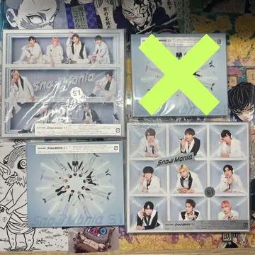 SnowMan SnowMania S1 CD+DVD 3가지 형태 세트