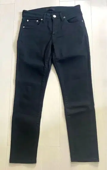 [컨디션 최상] 레드카드 도쿄 블랙 스트레치 데님 팬츠 블랙 W25