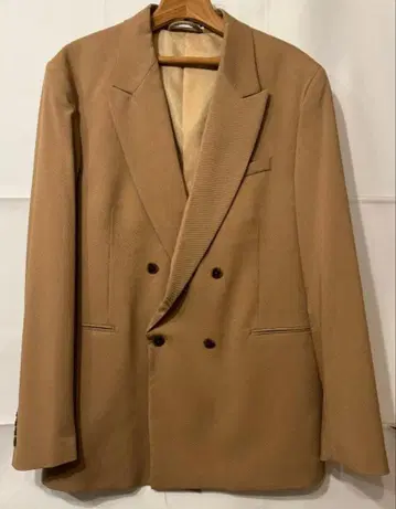 ZARA 베이지 더블 브레스트 자켓 XL