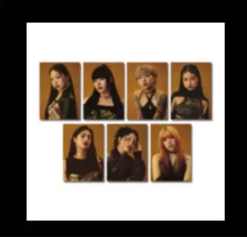 [ 미개봉 새상품 ] HANA 트레이딩 카드 7장 세트