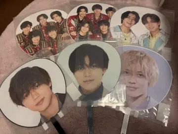 나가세 렌 킹프리 부채 세트