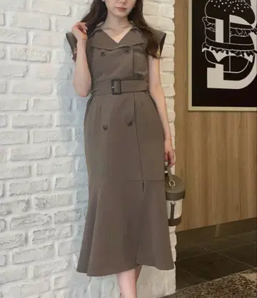 LIP SERVICE 립서비스 트렌치 머메이드 원피스