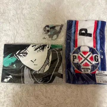 블루 록 전 빅 타월 머플러 타월 아크릴 스탠드 이토시 린 3종 세트