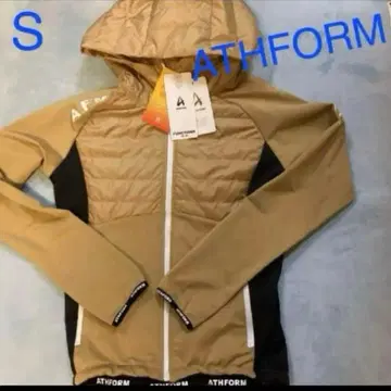 ATHFORM 기능성 충전솜 후드티 S 택 포함 새상품