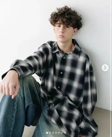 clesste OMBRE CHECK CLASSIC CITY SHIRT