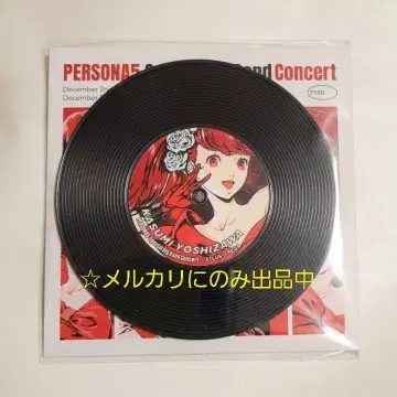 레코드풍 코스터 요시자와 카스미 페르소나 5 콘서트 P5R