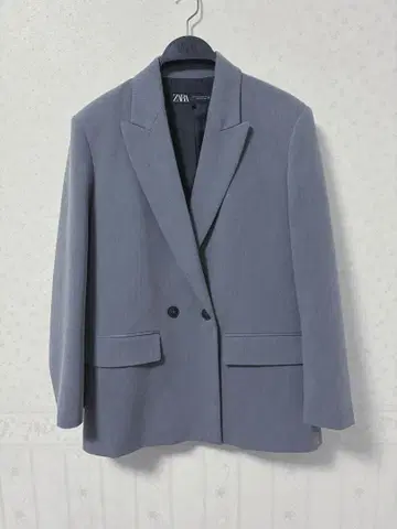 ZARA 그레이 테일러드 자켓 XS