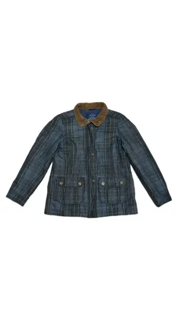 L.L.Bean 퀼팅 자켓 체크