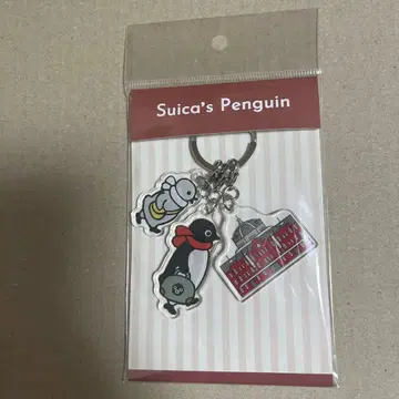 Suica 펭귄 아크릴 키링 도쿄역사