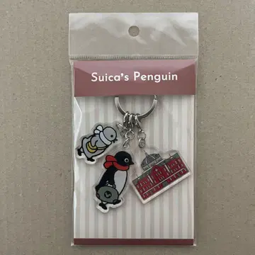 Suica 펭귄 아크릴 키링 도쿄역사