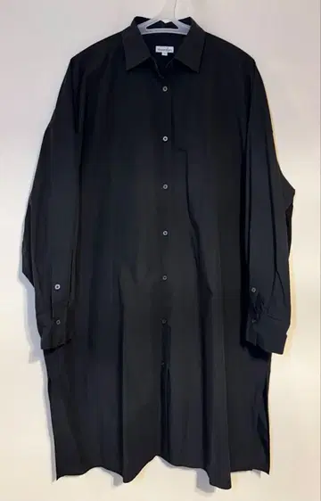 Steven Alan 블랙 롱 셔츠