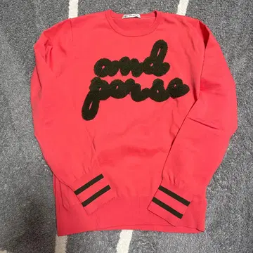 and per se 코랄 핑크 스웨터 M