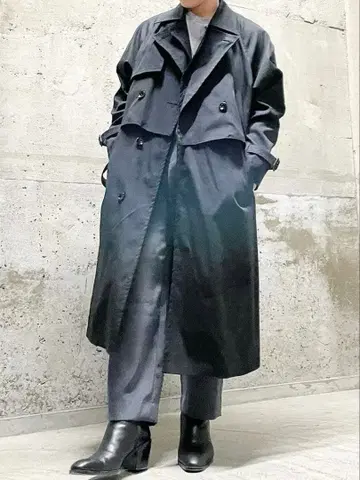 HARE 플래시 디자인 트렌치코트