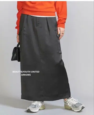 BEAUTY&YOUTH UNITED ARROWS 새틴 카고 스커트