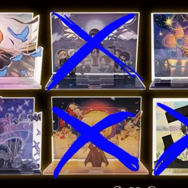 햄햄팡팡 밀리테마 림버스 수감자 아크릴 스탠드