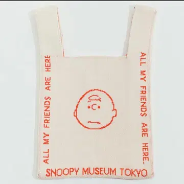 [ 새상품 미사용 ] 스누피 뮤지엄 니트 백