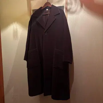 Y's 울 코트 브라운