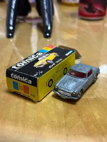 토미카 혼다 S800M 무도색 블랙 상자 일본제 당시 물품