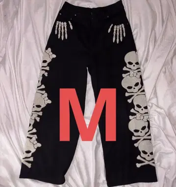 9090 girl Skull Chino Pants
