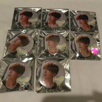 센라 실사 캔뱃지 8개 세트