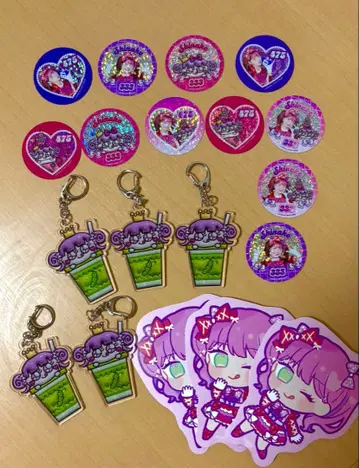 시나코 굿즈 센다이 한정판 키링 씰