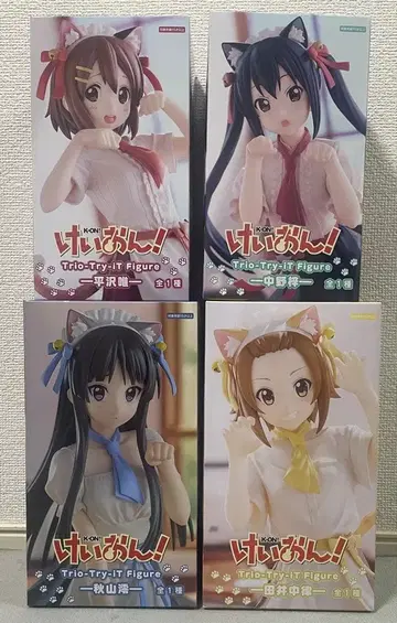 케이온! Trio-Try-iT 피규어 4종 세트