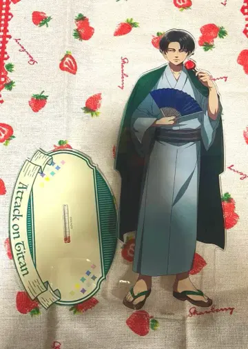 진격의 거인 리바이 유카타 아니마루! 빅 아크릴 스탠드