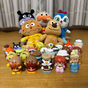 호빵맨 묶음 판매 봉제 인형 인형 손가락 인형 소프트 비닐