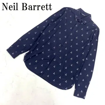 LA7319 닐바렛 코튼 긴팔 버튼 셔츠 네이비 39 15