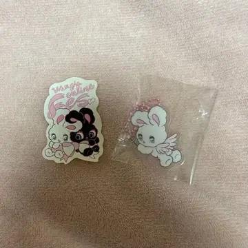 SNIDEL foxy illustrations 아크릴 참 스티커