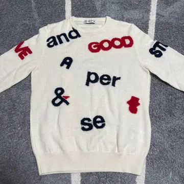 and per se 아이보리 니트 스웨터 M
