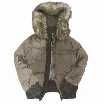 퍼 다운 자켓 y2k 페어리 그런지 헤이세이 그런지 아우터