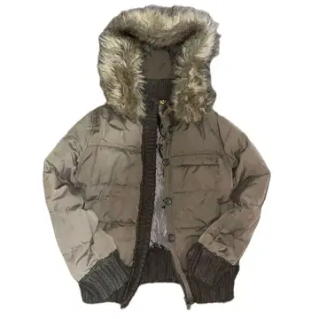 퍼 다운 자켓 y2k 페어리 그런지 헤이세이 그런지 아우터