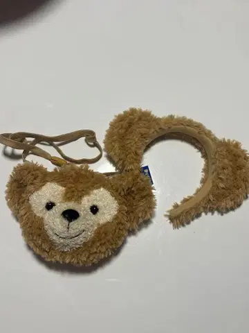 디즈니 더피 머리띠 미니백