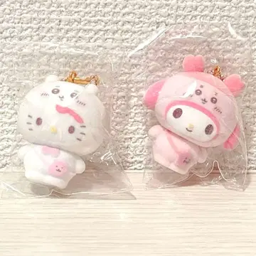 치이카와 x 산리오 시크릿 플로키 마스코트 참 키티 마이멜로디