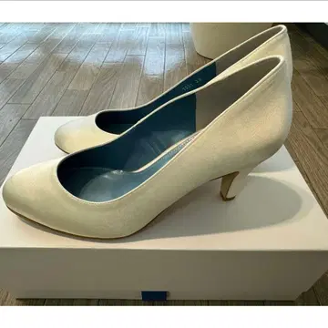 BENIR 웨딩 슈즈 화이트 새틴 스틸레토 펌프스