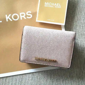 새상품 MICHEAL KORS 마이클코어스 3단 폴더형 지갑 핑크