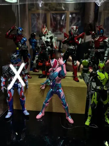 가면라이더 세트 빌드 리바이스 제로원 가부토 드라이브 기츠