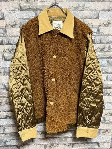 초레어 이소재 DISCOVERED 퀼팅 배색 보아 자켓