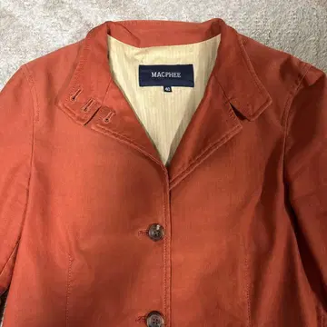 [ 새상품급 ] MACPHEE TOMORROWLAND 자켓 코트 주홍색