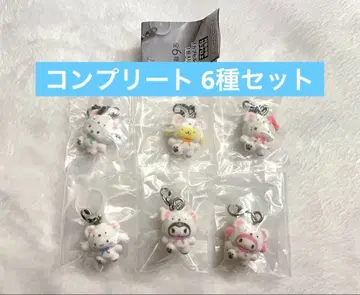 컴플리트 산리오 메지루시 액세서리 후와후와 스노우 플로키 전 6종