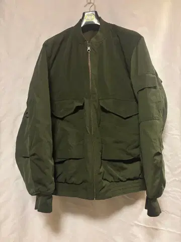 MA-1 플라이트 자켓 올리브 그린 리버서블