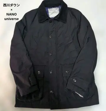 두카쟝풍 디자인 니시카와 다운 x 나노 유니버스 다운 자켓 블루종