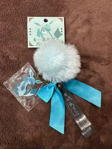 이브이 컬렉션 글레이시아 키링 폼폼 키체인