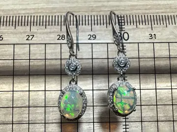 오팔 실버925 귀걸이