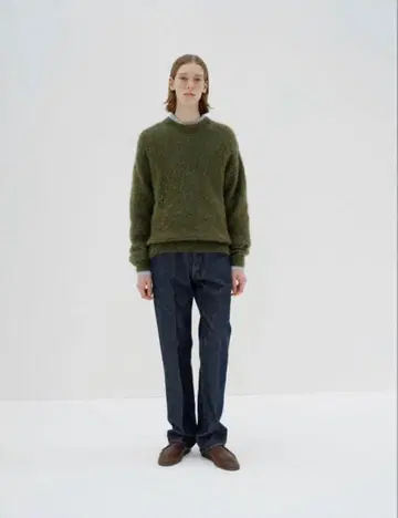 AURALEE 하드 트위스트 데님 5P 팬츠 인디고