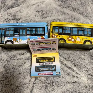 리락쿠마 타치카와 버스 버스 캔 버스 모형
