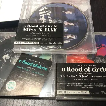 새상품 a flood of circle 한정판 CD 3종